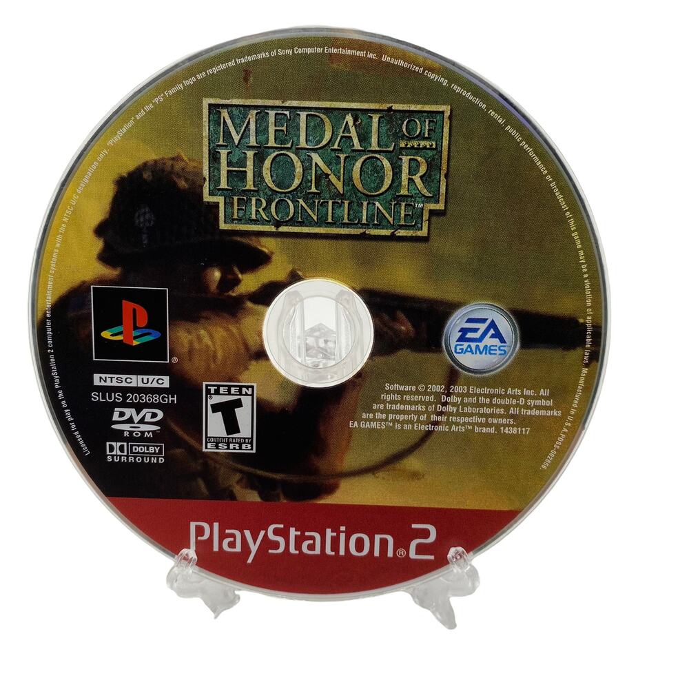 Medal of Honor: Frontline -- (Sony PlayStation 2, 2002) PS2 Disc Only Tested